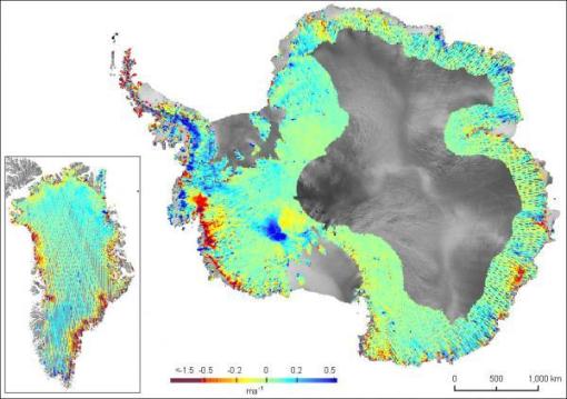 antarctic and greenland melting